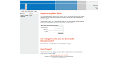 Desktop Screenshot of mein.spitta.de