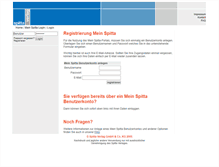 Tablet Screenshot of mein.spitta.de